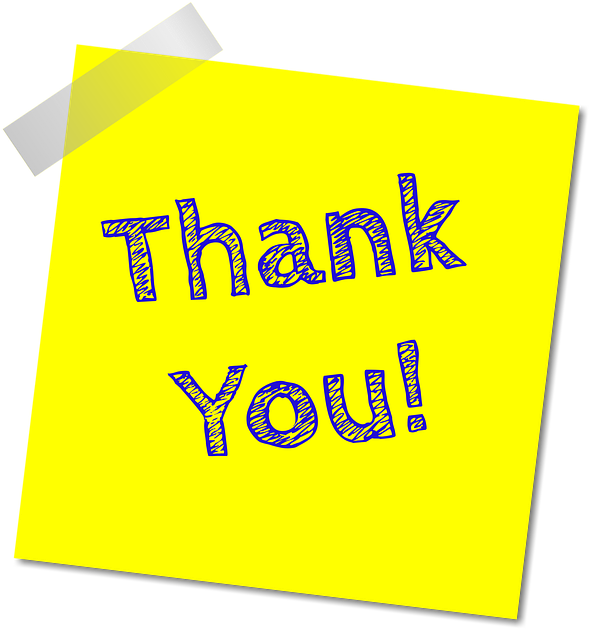 Thank You Postit Note